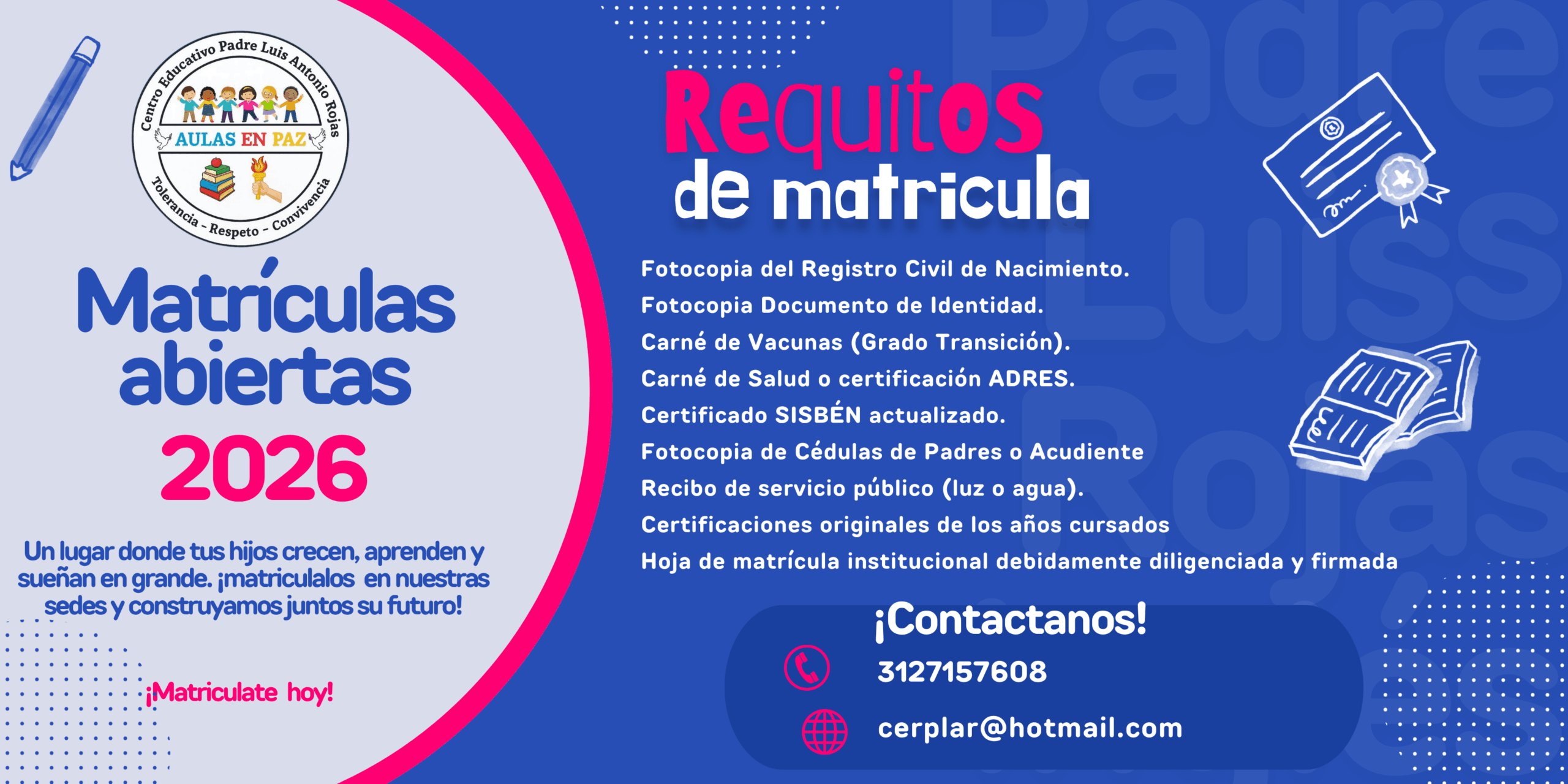 Matriculas Abiertas